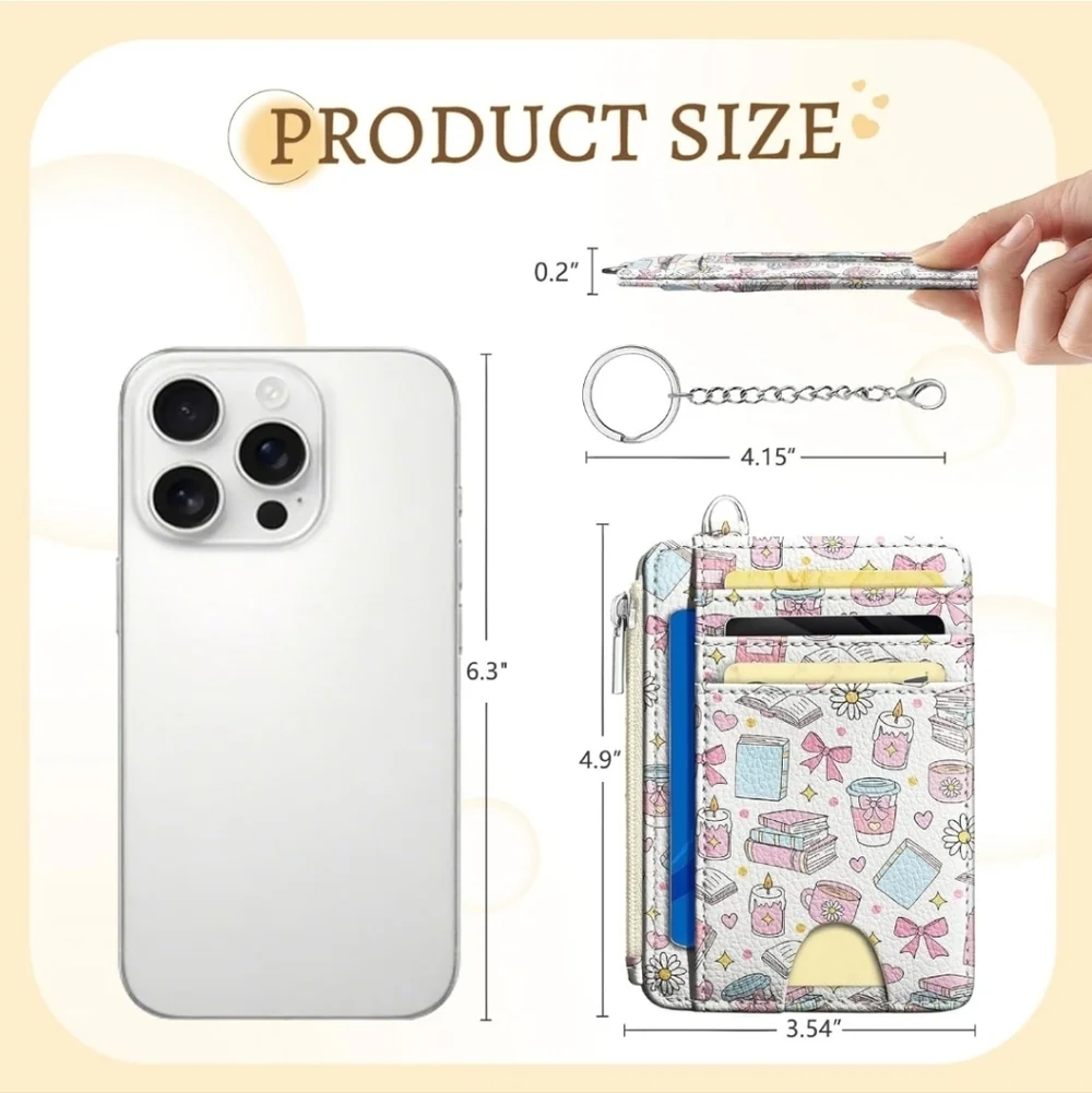 Colorful Card Organizer with ID Window